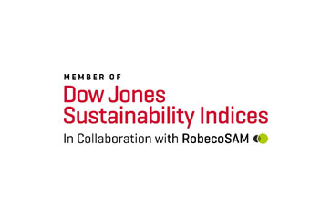 MEMBER OF Dow Jones Sustainability Indices (In Collaboration with RobecoSAM)
